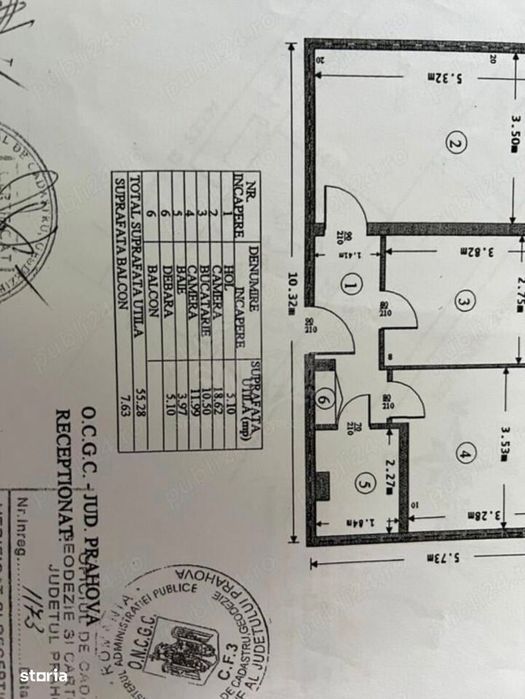 2 Camere // Bulevardul Republicii // 62 Mp