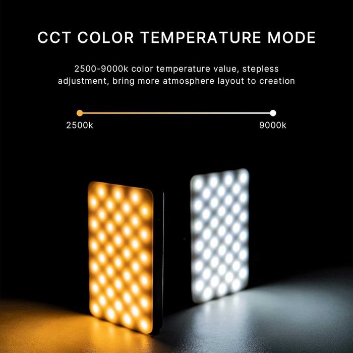 Преносимо RGB LED осветление VIJIM VL120 - За видео и снимки (Ново)