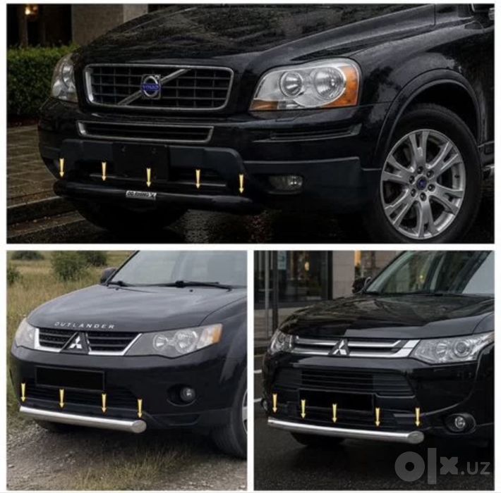 Защита бампера Volvo xc90 Mitsubishi Outlander