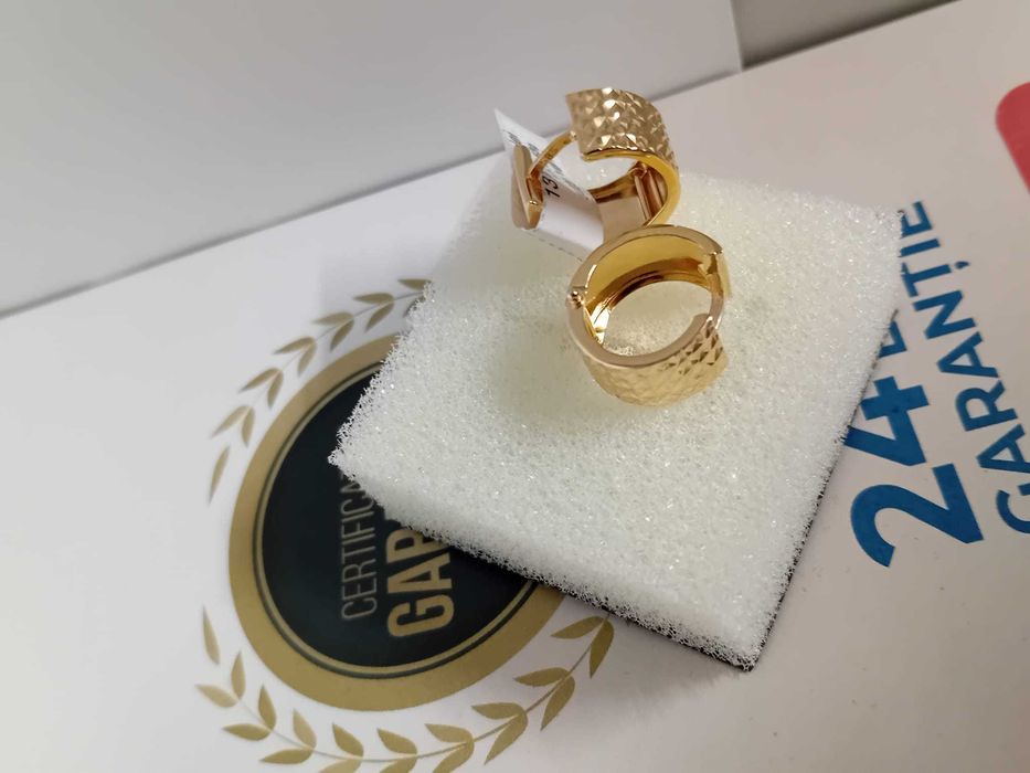 Cercei aur 14k[Tomesti-b:32891]-Garantie 2 ani!