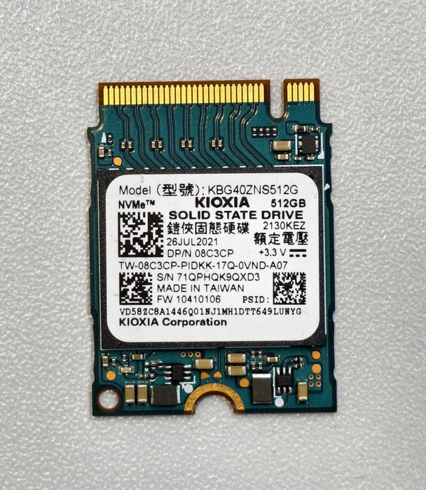 SSD 512gb Kioxia Japan, western digital