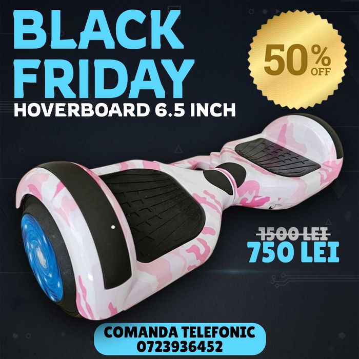 Hoverboard 8 inch 2x350w 3.6A -50% BF | NOU | LIVRARE | GARANTIE