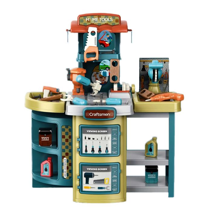 НАМАЛЕНА ЦЕНА Портативен комплект 2в1 - домашна работилница за деца