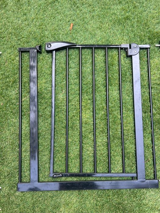 Poartă de siguranță extensibilă ISP Baby Safety Guard 7407, 75-115 cm, negru