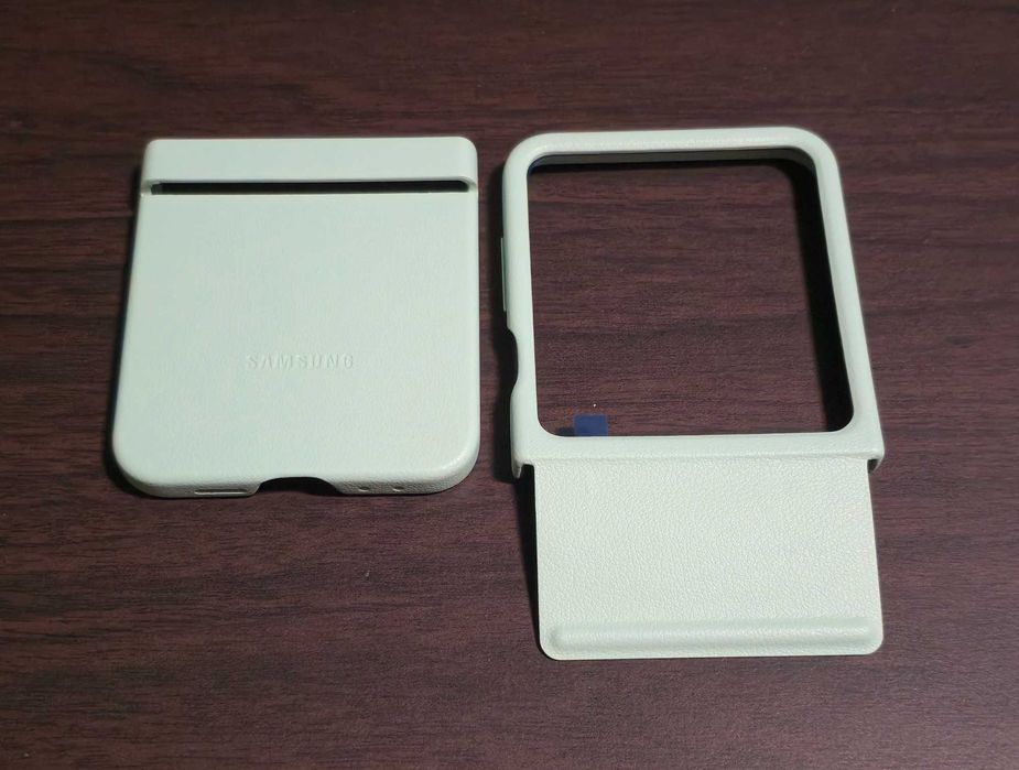 Husa piele originala Samsung Kindsuit Case Galaxy Z Flip 6 F741 si Z Flip 7 FE F761