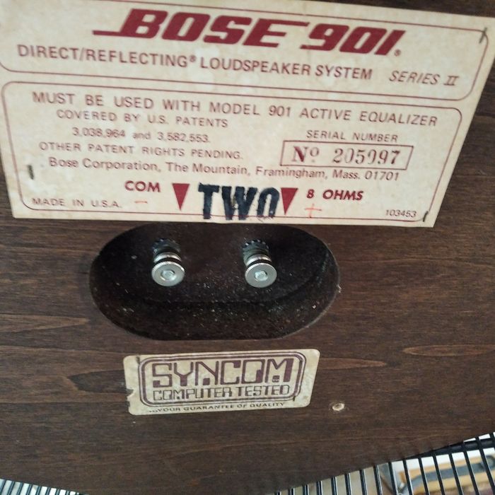 Bose 901 series II +Equaliser
