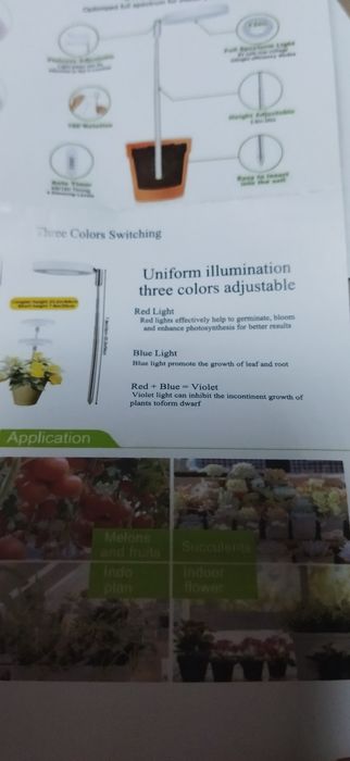 Lampa pentru crescut plante