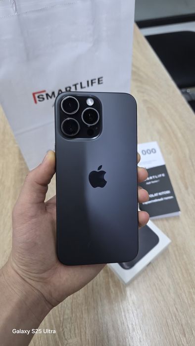 iPhone 15 Pro Max 256GB Qora Titan