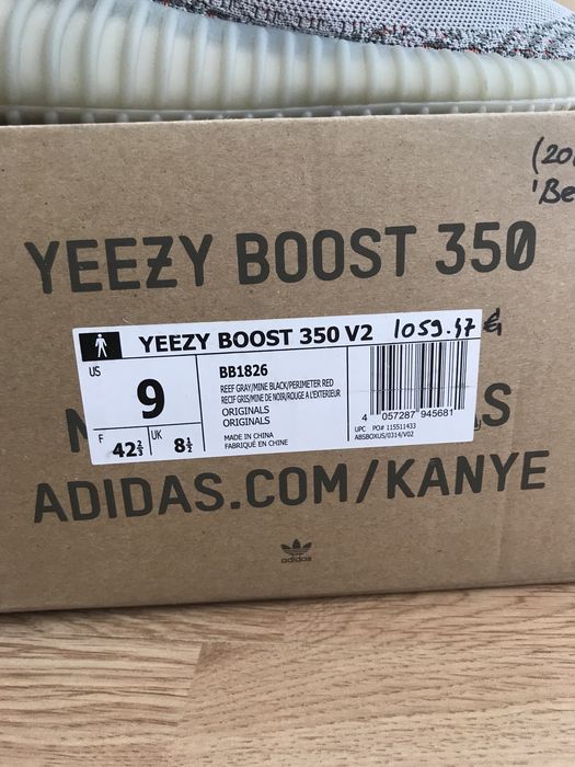 Adidas YEEZY Boost 350 V2 Sply Beluga Ultra Gucci Balmain Versace 42