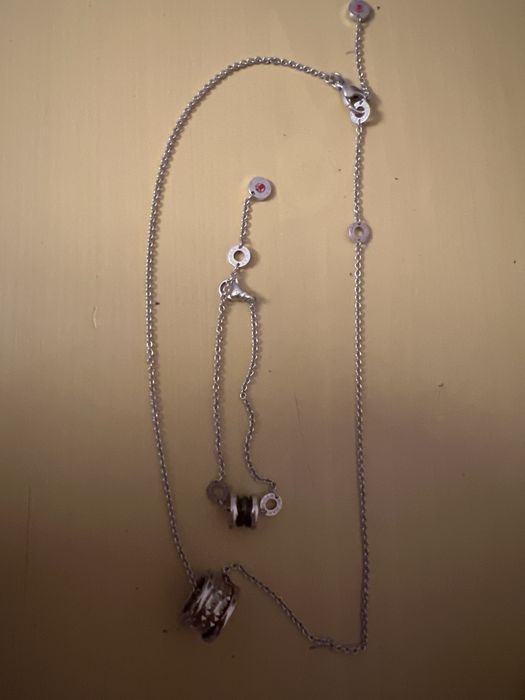 Bvlgari B.zero 1 колие и гривна сребро