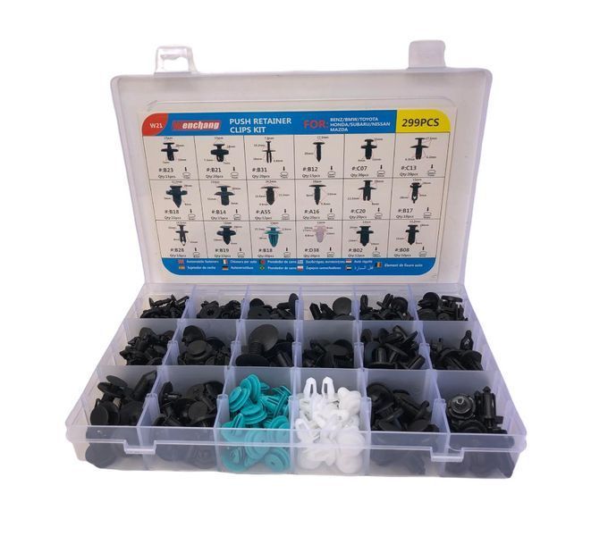 Щипки 2422-2 за автомобил - 299бр за benz/bmw/toyota/honda/subaru/niss