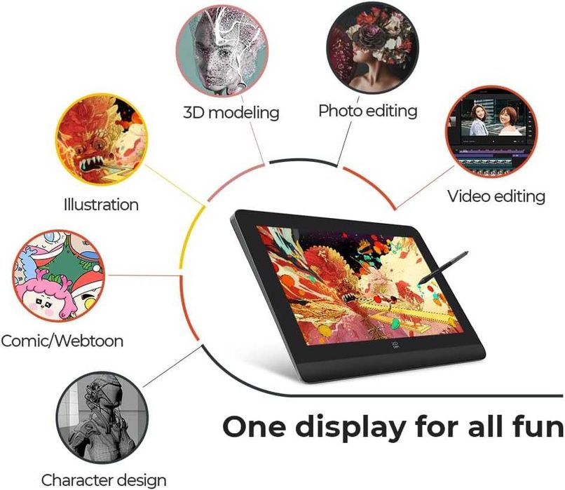 Tableta grafica XP-PEN Artist 14 Pro Gen 2, 16K X3 Pro, 1920 x 1200