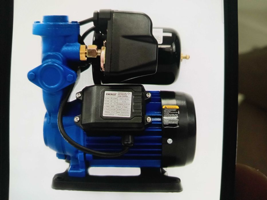Hidrofor ENERGO , HE-PW550Z,turatie fixa,debit 50 L/min, NOU