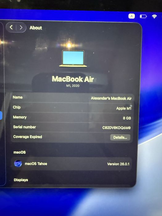 MacBook Air 13 M1 2020