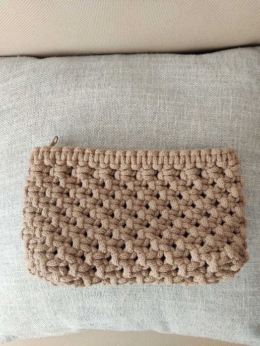 Ръчно изработени плетени чанти клъч макраме