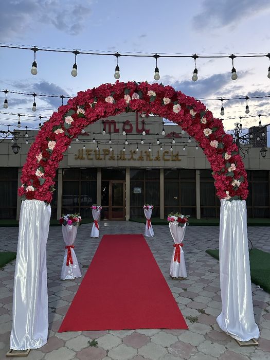 Оформление мероприятий Құдалық тойға арка