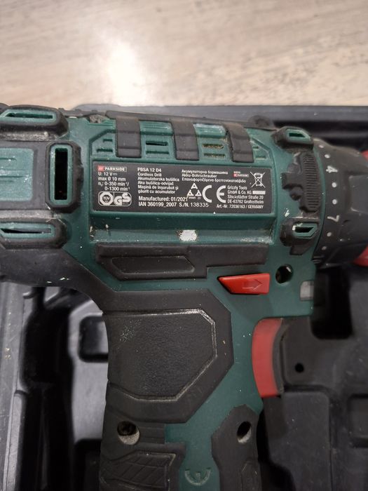 Винтоверт Parkside + 2 батерии