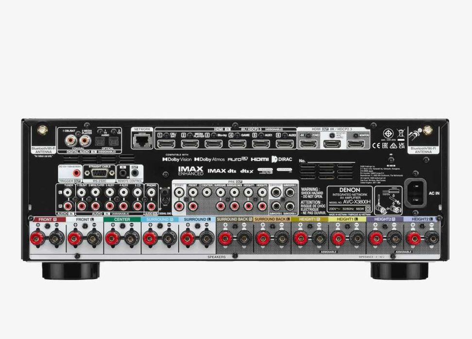 Vand Receptor Denon AVC-X3800H AV 8K cu 9,4 canale, 105 W