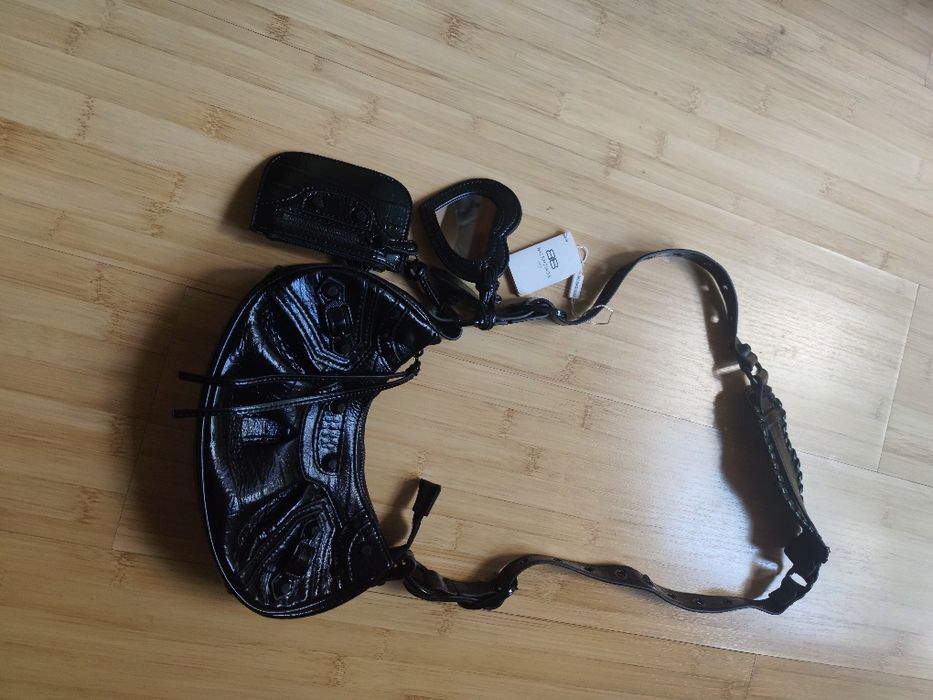 Geantă de umăr Balenciaga Le Cagole Shoulder Bag Neagră (Nouă)