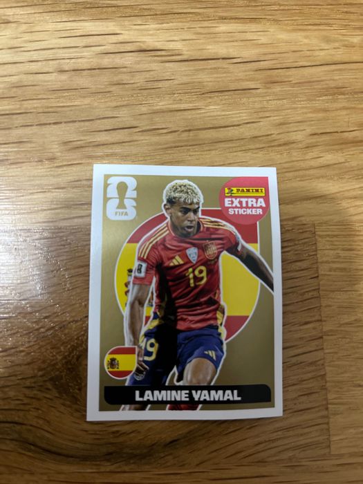 Sticker Panini Gold Extra Strong – Lamine Yamal | Original