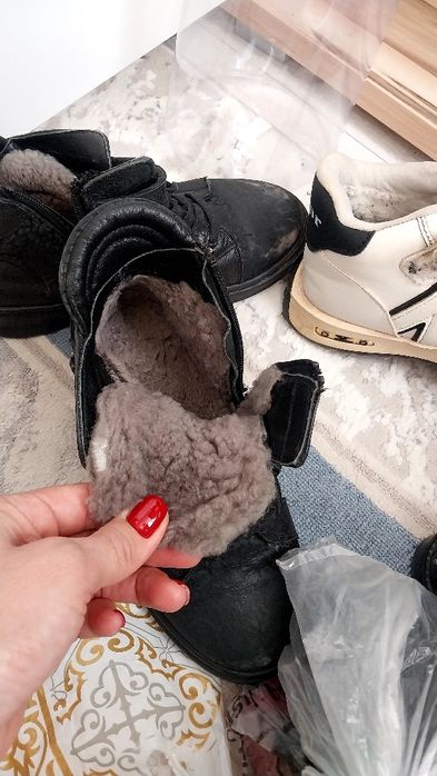 Зимние сапоги длч девочек 8-9лет