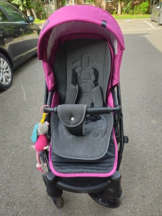 Vând cărucior 3-în-1 Krausman – landou + sport + scoică auto