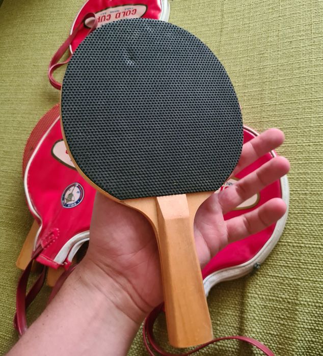 Paleta de Ping Pong Veche Colectie Gold Cup China Palete Tenis De Masa