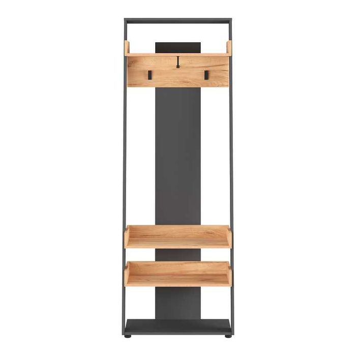 Мебел за антре, Sciove, Антрацит, Бял, Пдч, 70х40х200см.