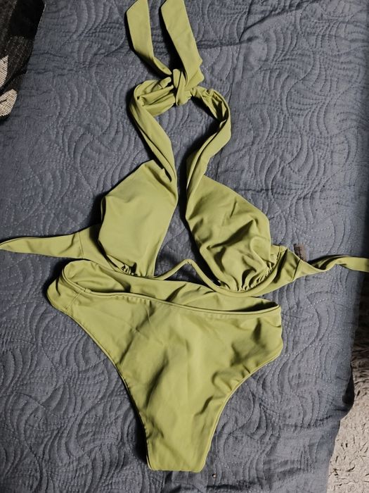 Бански костюм зелен Zaful S