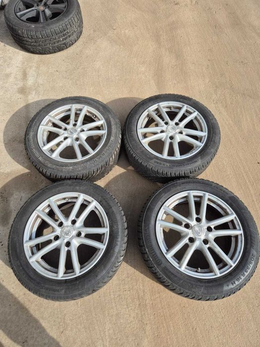 Set Jante aliaj Bmw 205/55 R16, Anvelope m+s, 7j et 45, 5x120