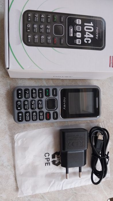 Продаётся новый кнопочный телефон NOVEY 104С .