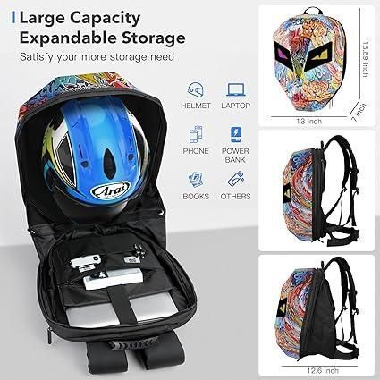 Раница LED мотоциклетна раница с пълноцветен екран за Мотор