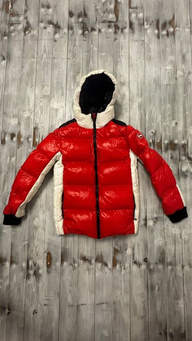 Geaca Colmar Contrast Rosu-Alb-Negru, Marimea S