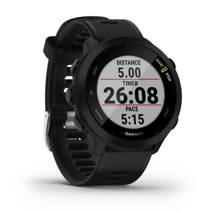 Ceas Smartwatch Gps Forerunner 55 Negru - produs resigilat Decathlon
