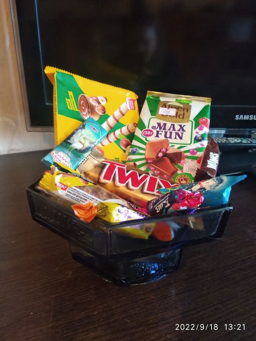 Ваза хрусталь времён СССР