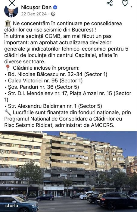 Vând apartament 3 camere parc Cișmigiu, Calea Victoriei, Universitate