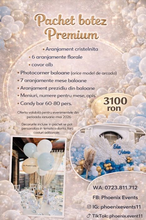 Pachet botez all inclusive oferta