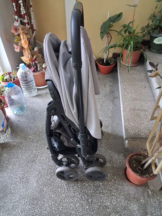 Carucior cu maner reversibil, Mirus Dark Pewter, Joie