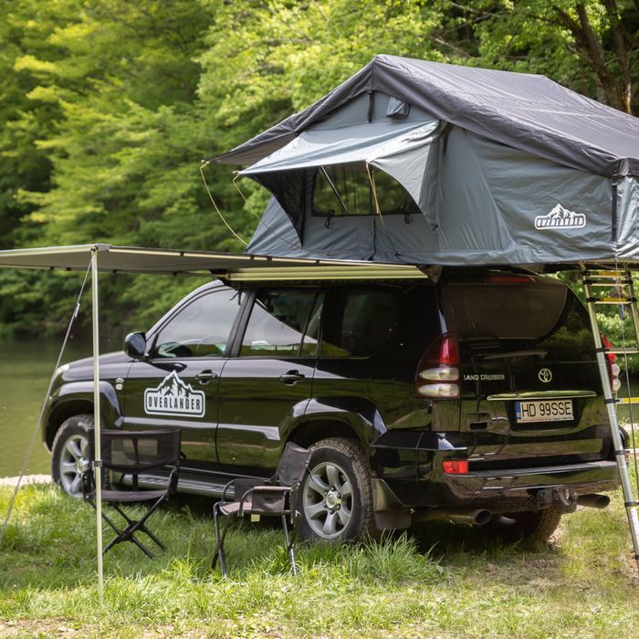 marchiza / umbrar auto overlander 2.0×2.5m cu husa pvc