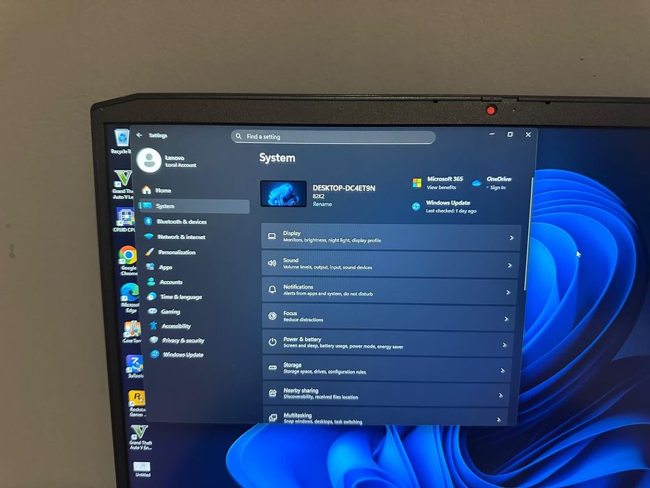 Laptop Gaming Lenovo Ideapad Ryzen 7(schimb)