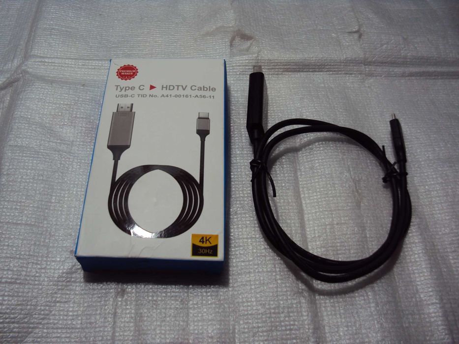 Cablu adaptor Type-C la HDMI 4K, Audio/Video HDMI