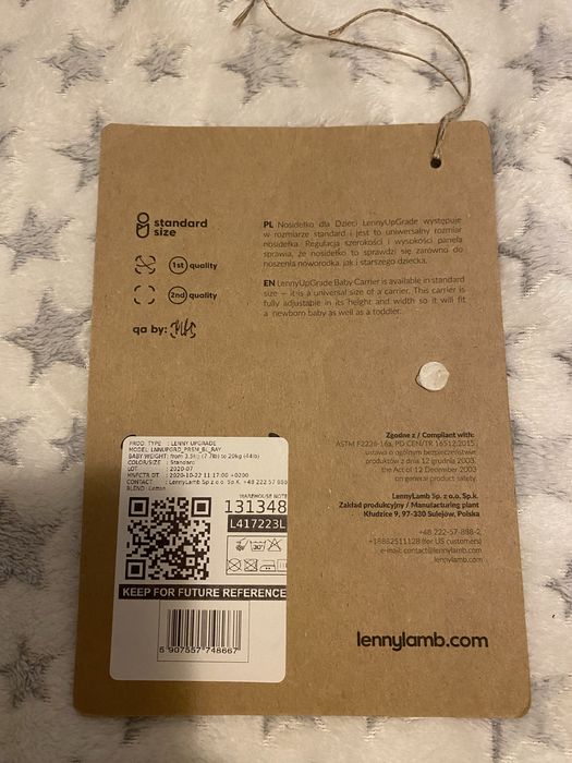 Marsupiu Ergonomic, Lenny Upgrade, Prism Blue Ray