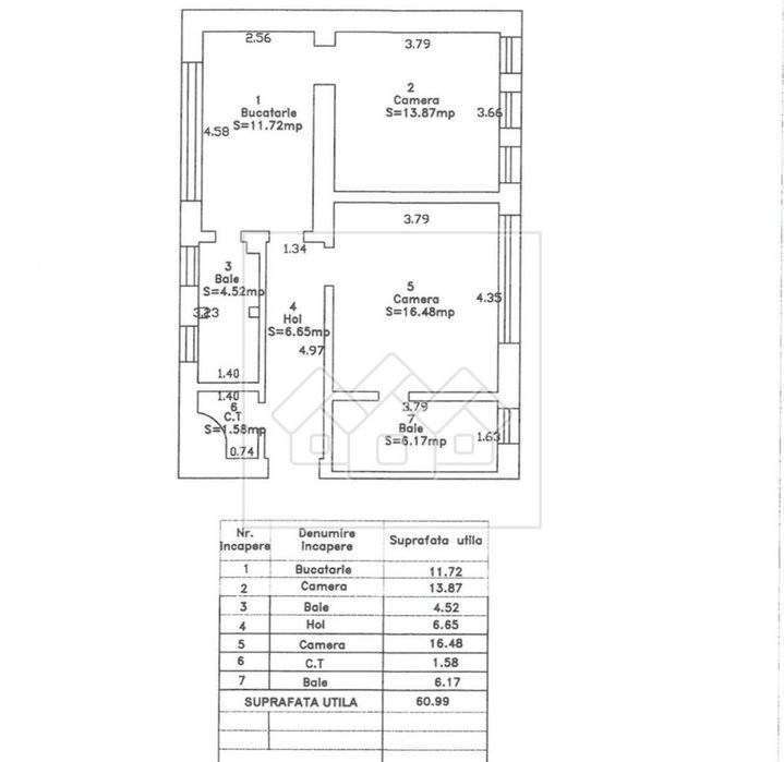 Apartament modern 2 camere, 2 bai - Zona Ultracentrala