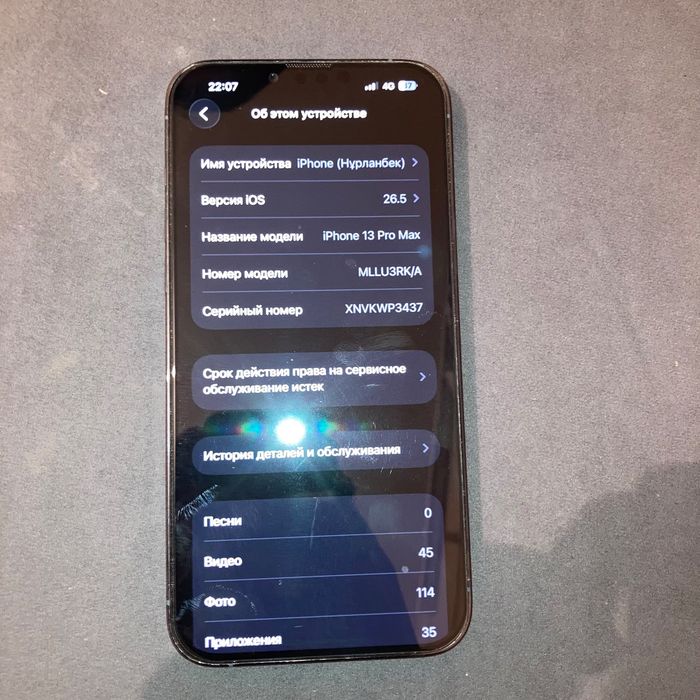Iphone 13pro max 128 100%