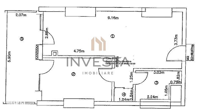 Apartament 2 camere cu balcon, parcare, etaj intermediar, Grigorescu