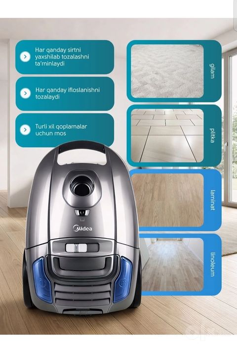 Пылесосы Midea все модели читать в описание.
