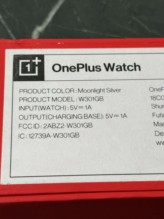 Oneplus Watch 1 Moonlight Silver