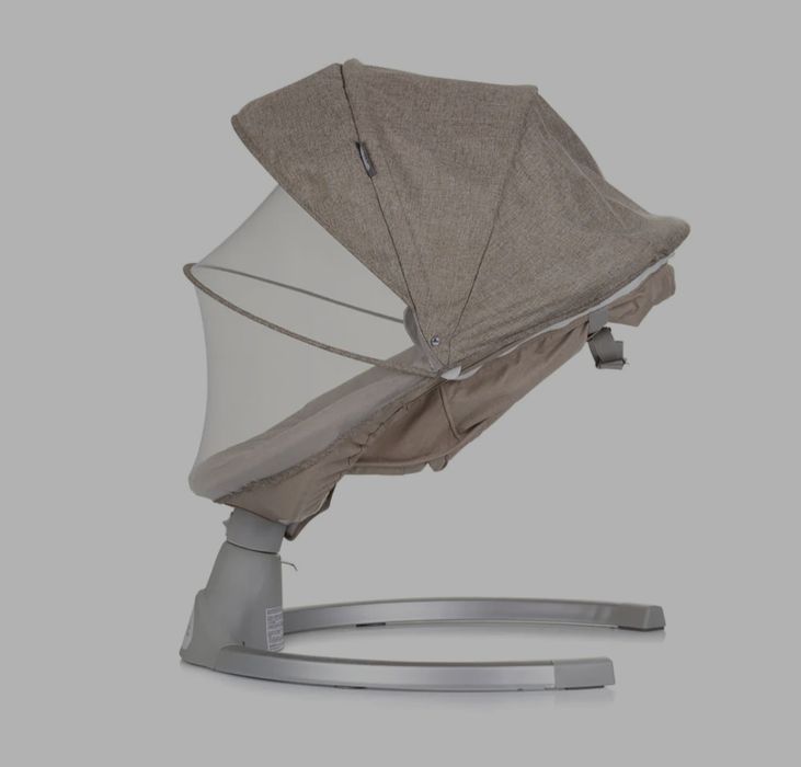 CHIPOLINO Електрическа бебешка люлка - шезлонг NEST МАКАДАМИЯ
