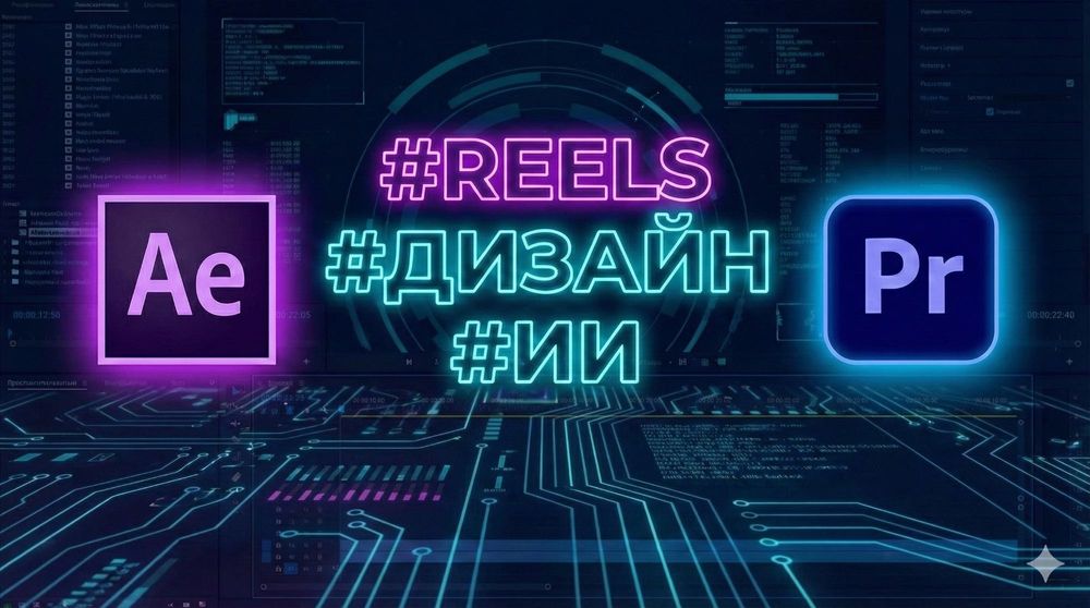 Монтаж reels , ИИ видео , создание обложек