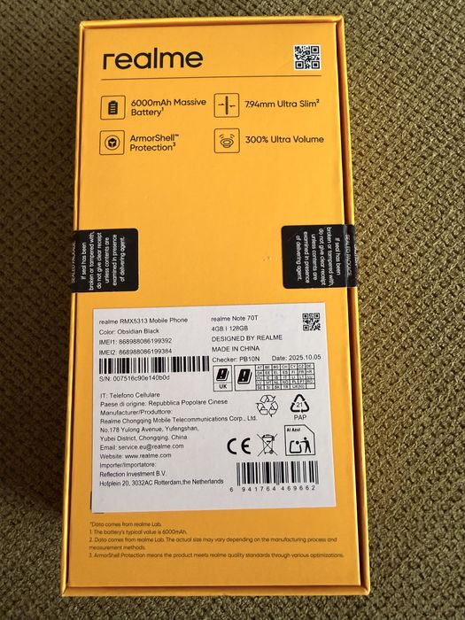 Realnote 70T 4GB | 128G